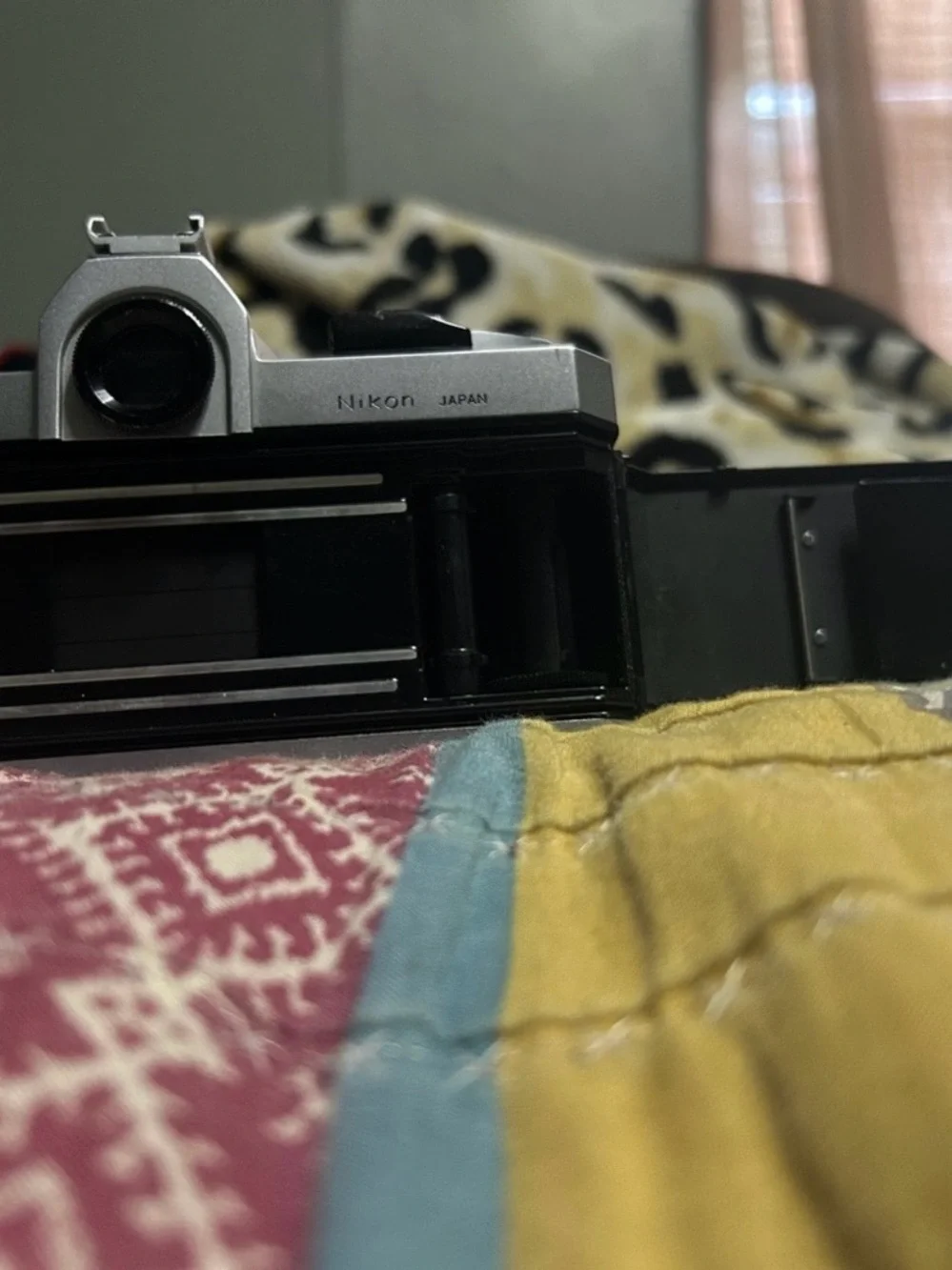 Vintage Nikkormat FTn Film Camera - Black/Silver with bag (Nikon camera vintage)